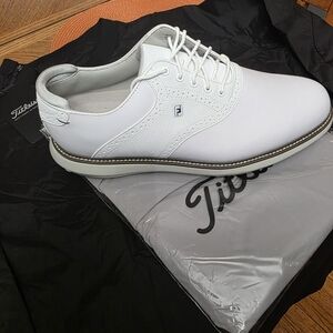 FootJoy White Men's Golf Shoes